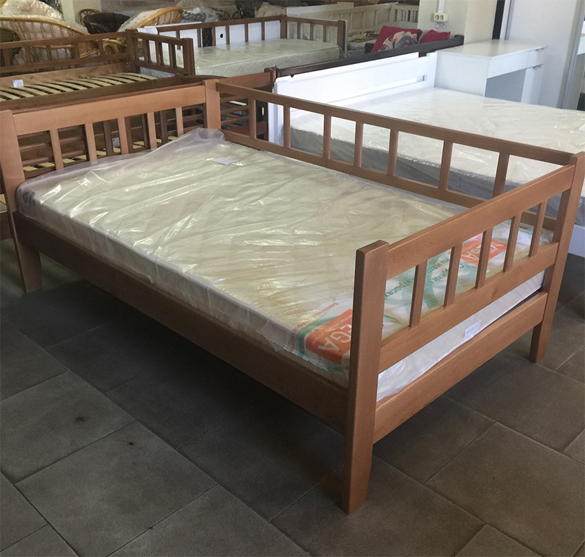 Кровать Ева 120 см, бук