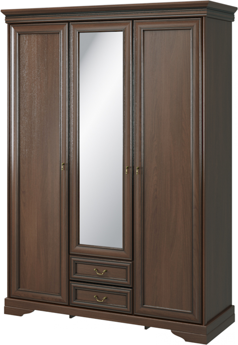 Шкаф 3-дверный с зеркалом 160 см