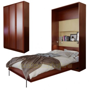 Кровать  подъемная-шкаф без зеркала