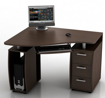 Компьютерный стол КСУ 1,2 м 8 цветов
