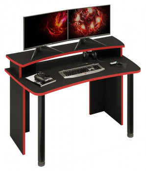 Игровой стол SOFT BLACK 1,2/1,4 м, 2 цвета